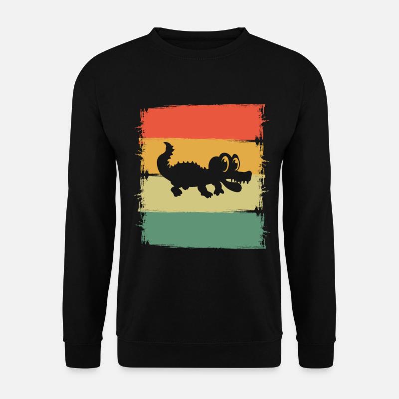 Aligator Crocodile - Unisex Sweatshirt - black