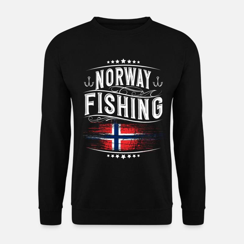 Norvège Pêcheur pêcheur - Sweat-shirt Unisexe - noir