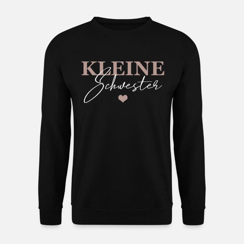 Kleine Schwester - Unisex Pullover - Schwarz