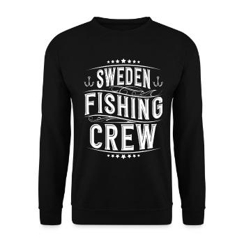 Équipe d’équipage de pêche de pêcheur de Suède - Sweat-shirt Unisexe - noir - Devant - Alina (178cm) & Michal (187cm)