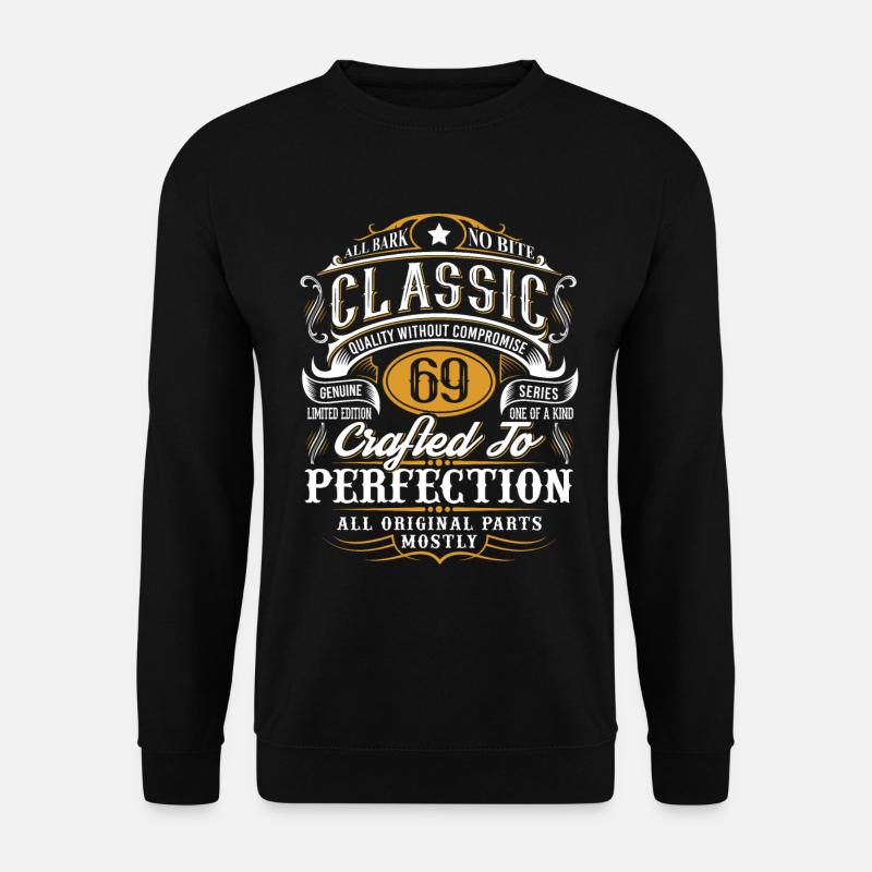 69th birthday - Unisex Sweatshirt - black