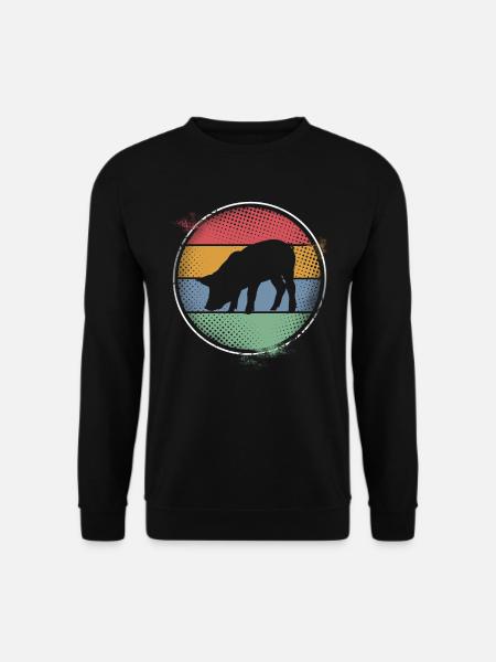 Cochon - Sweat-shirt Unisexe - noir