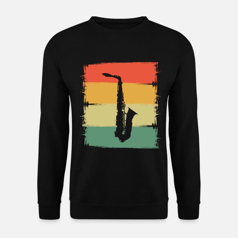 Saxophone - Sweat-shirt Unisexe - noir