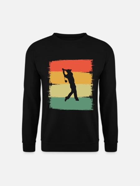 Golf Golfer - Unisex Pullover - Schwarz