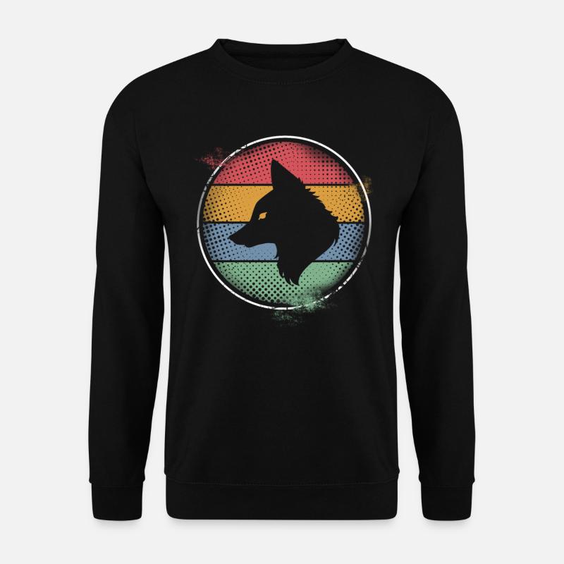 Fox - Unisex Sweatshirt - black