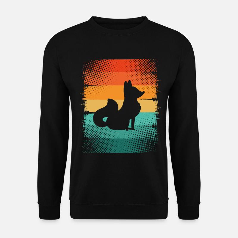 Fox - Unisex Sweatshirt - black
