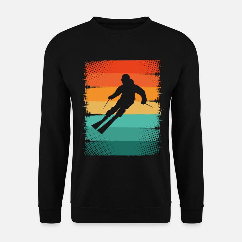 Ski - Unisex Pullover - Schwarz