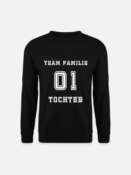 Team Family 01 Tochter - Unisex Pullover - Schwarz