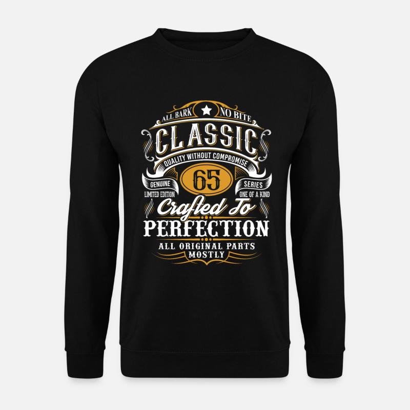 65. Geburtstag - Unisex Pullover - Schwarz