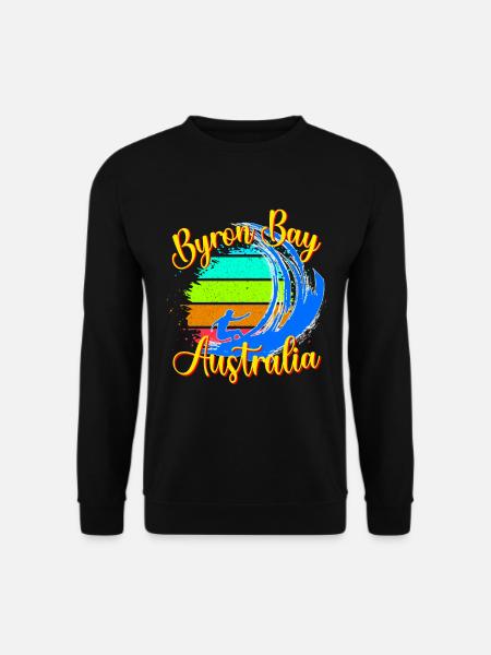 Byron Bay Australie Surf - Sweat-shirt Unisexe - noir