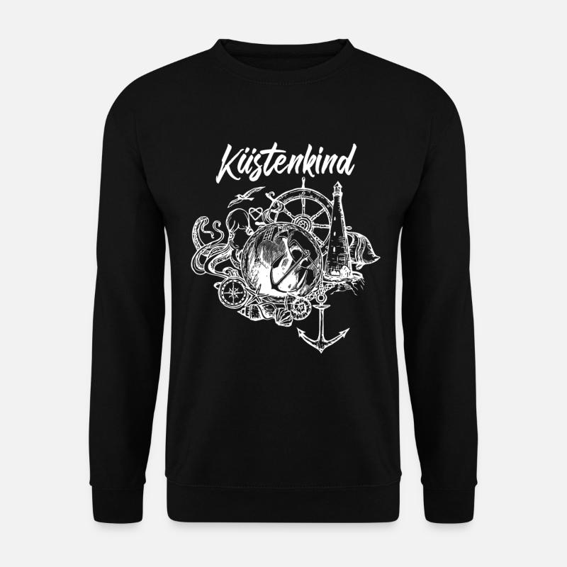 Martimes Küstenkind - Unisex Pullover - Schwarz
