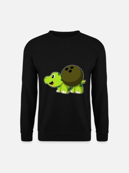 Turtle Bowling Bowling Ball - Unisex Sweatshirt - black