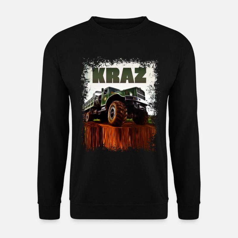 Kraz Truck GDR Retro - Unisex Sweatshirt - black