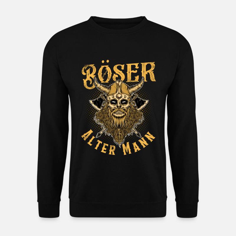 Böser Alter Mann - Unisex Pullover - Schwarz