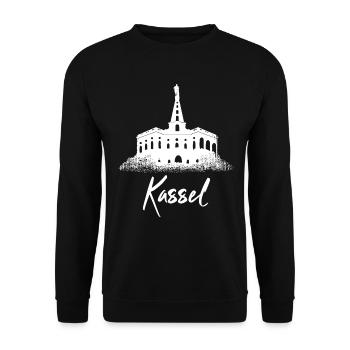 Kassel - Unisex Sweatshirt - black - Front - Alina (178cm) & Michal (187cm)