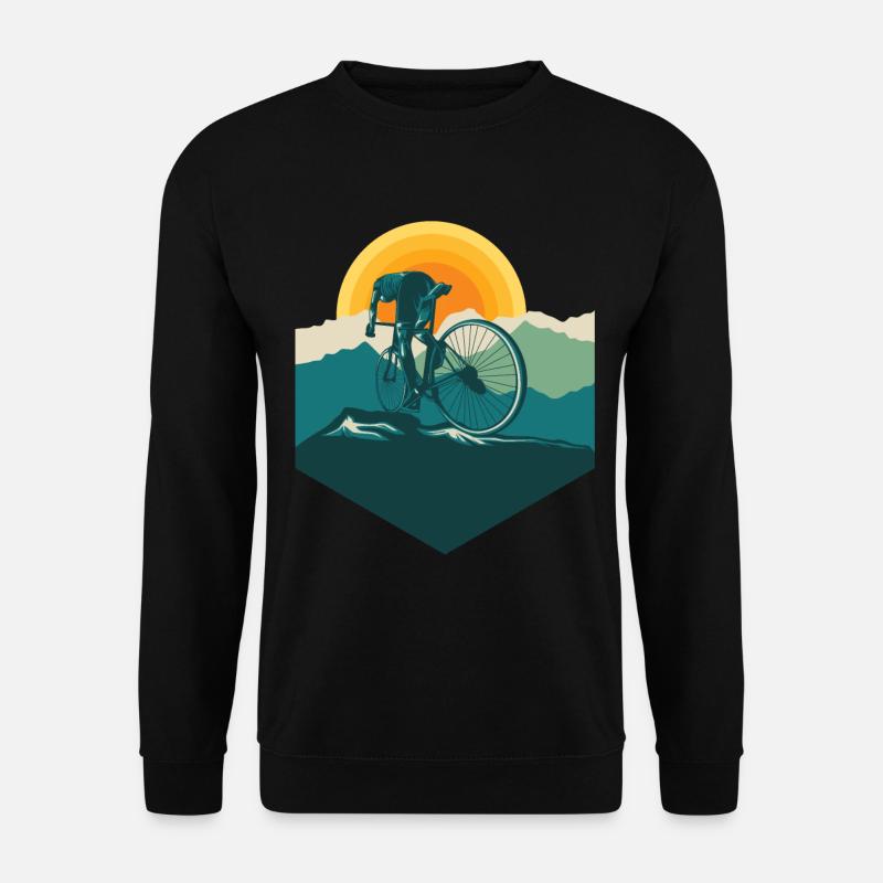 Rennrad - Rennradfahrer - Unisex Pullover - Schwarz