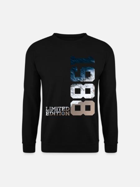 38. GEBURTSTAG LIMITED EDITION 1988 - Unisex Pullover - Schwarz