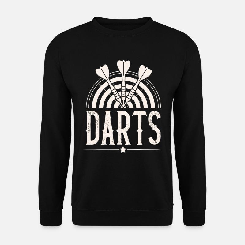 Dart Darten Fléchettes - Sweat-shirt Unisexe - noir