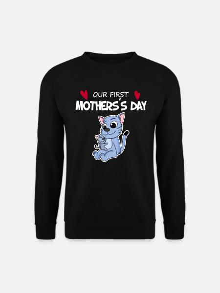 First Mother's Day - Unisex Sweatshirt - black