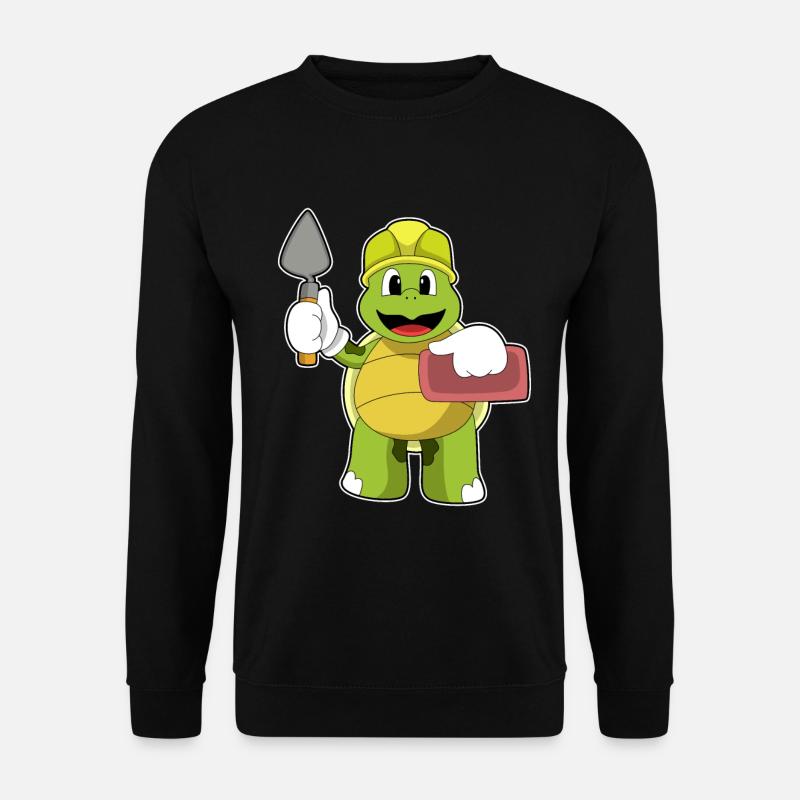 Tortoise Mason Trowel - Unisex Sweatshirt - black