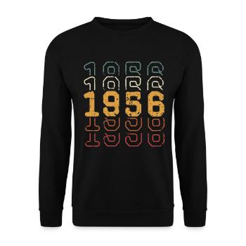 1956 - Unisex Sweatshirt - black - Front - Alina (178cm) & Michal (187cm)