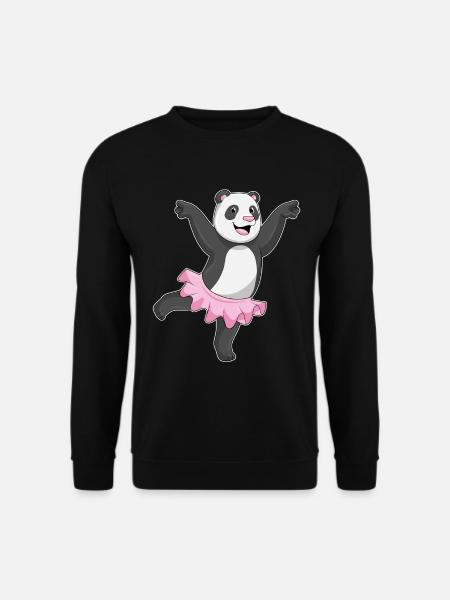 Danse ballerine panda - Sweat-shirt Unisexe - noir