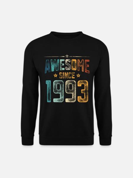 1993 Naissance Année de naissance - Sweat-shirt Unisexe - noir