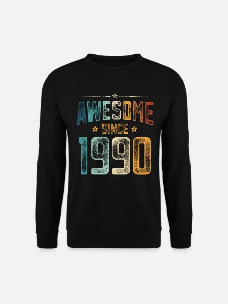 1990 Naissance Année de naissance - Sweat-shirt Unisexe - noir