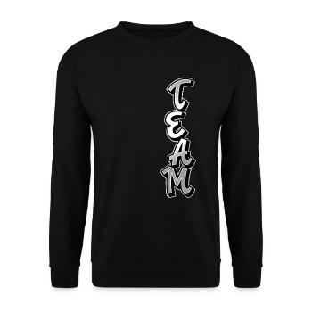 Équipe - Sweat-shirt Unisexe - noir - Devant - Alina (178cm) & Michal (187cm)