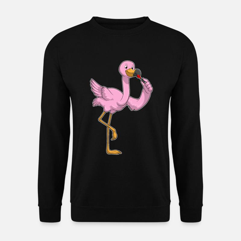 Flamingo Lipstick - Unisex Sweatshirt - black