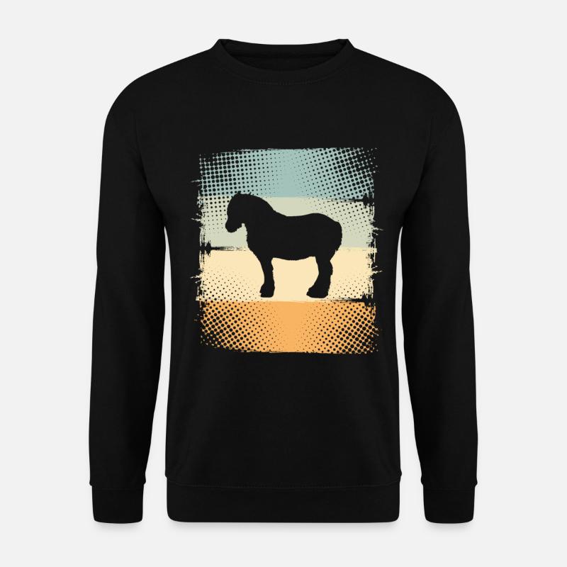 Pferd - Unisex Pullover - Schwarz