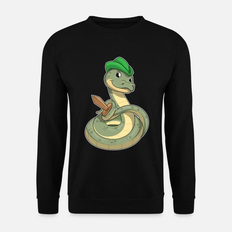 Épée Serpent - Sweat-shirt Unisexe - noir