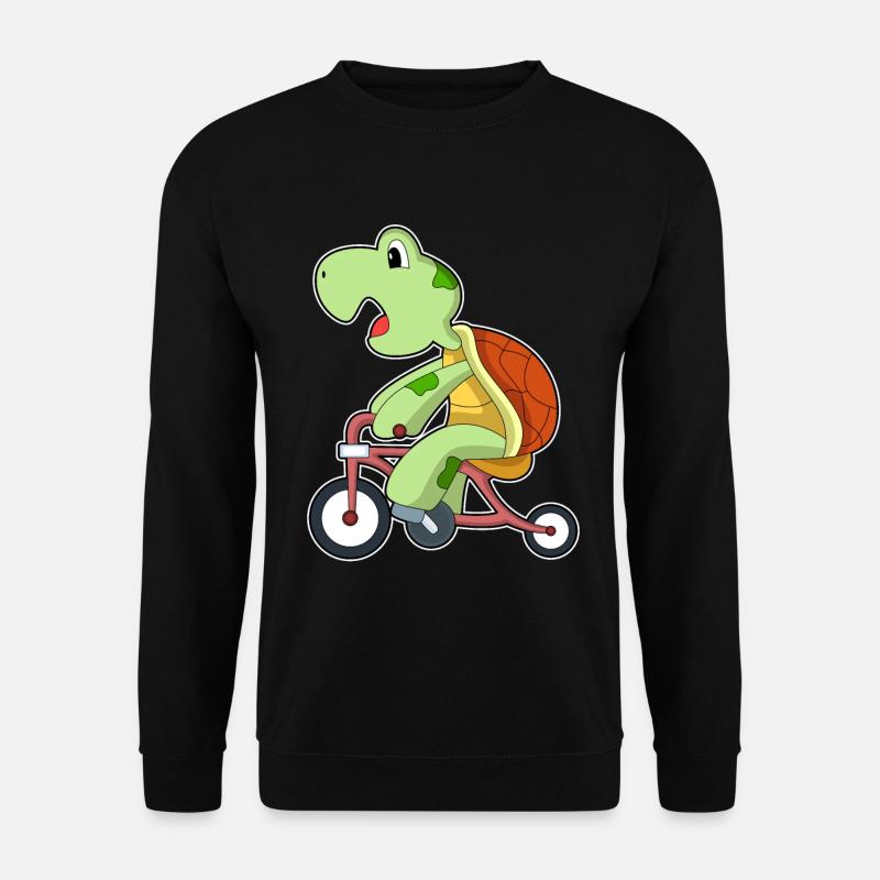 Turtle Bicycle - Unisex Sweatshirt - black