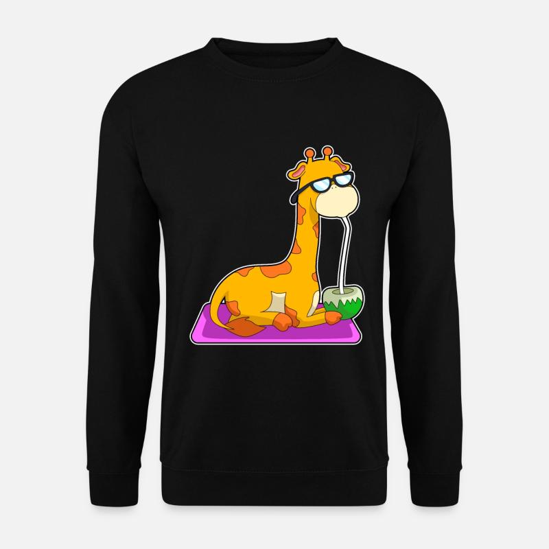 Giraffe Coconut - Unisex Sweatshirt - black