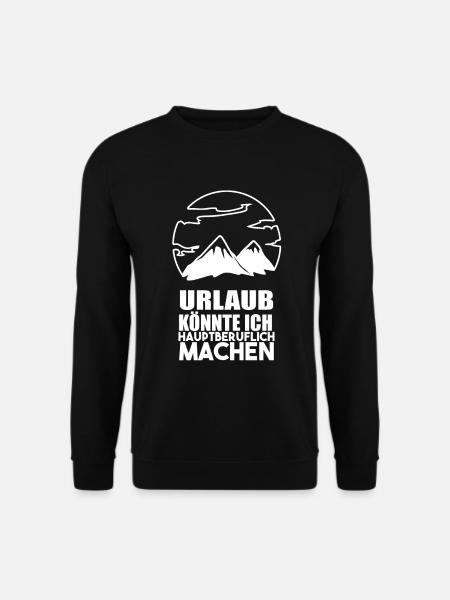 Urlaub Reise Urlaubsziel - Unisex Pullover - Schwarz