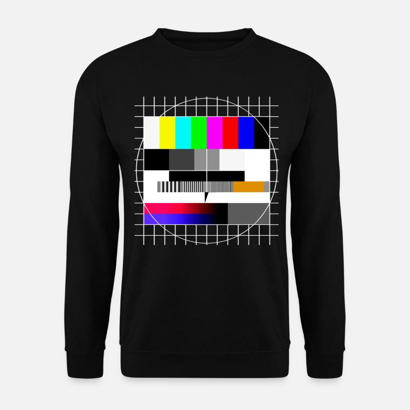 Image de test TV 90s Party 80s Retro 90s - Sweat-shirt Unisexe - noir