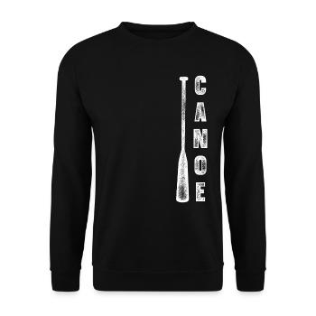 Canoeing Canoeing Canoeing - Unisex Sweatshirt - black - Front - Alina (178cm) & Michal (187cm)