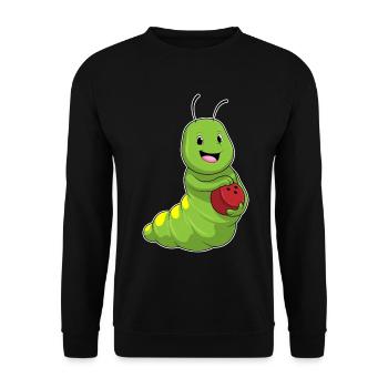 Caterpillar Bowling Bowling Ball - Unisex Sweatshirt - black - Front - Alina (178cm) & Michal (187cm)