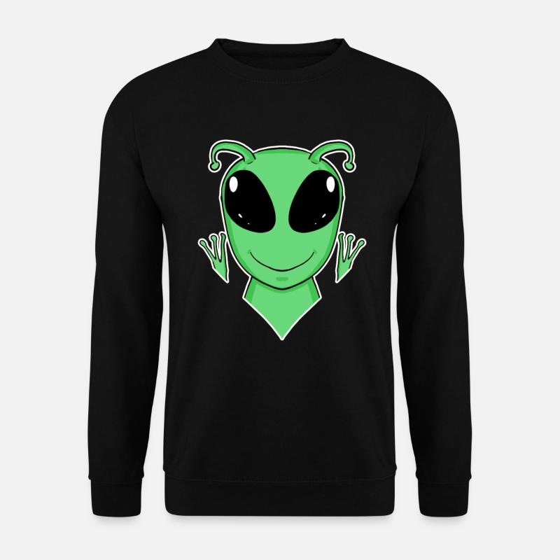 Alien Head - Unisex Sweatshirt - black