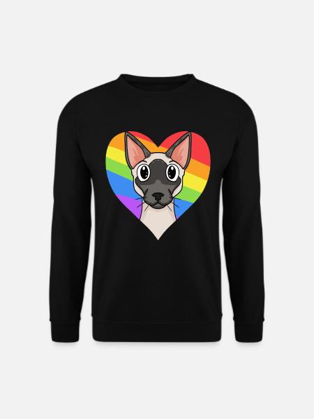 Siamkatze Katze - Unisex Pullover - Schwarz
