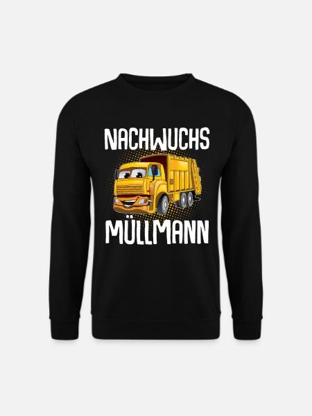 Nachwuchs Müllmann - Unisex Pullover - Schwarz