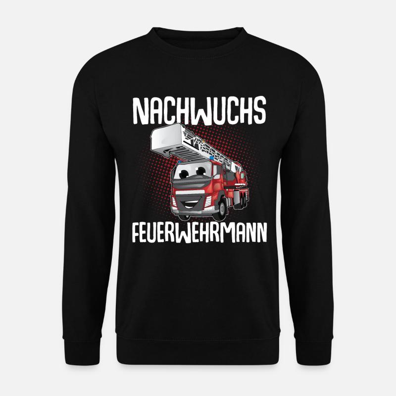 Nachwuchs Feuerwehrmann - Unisex Pullover - Schwarz