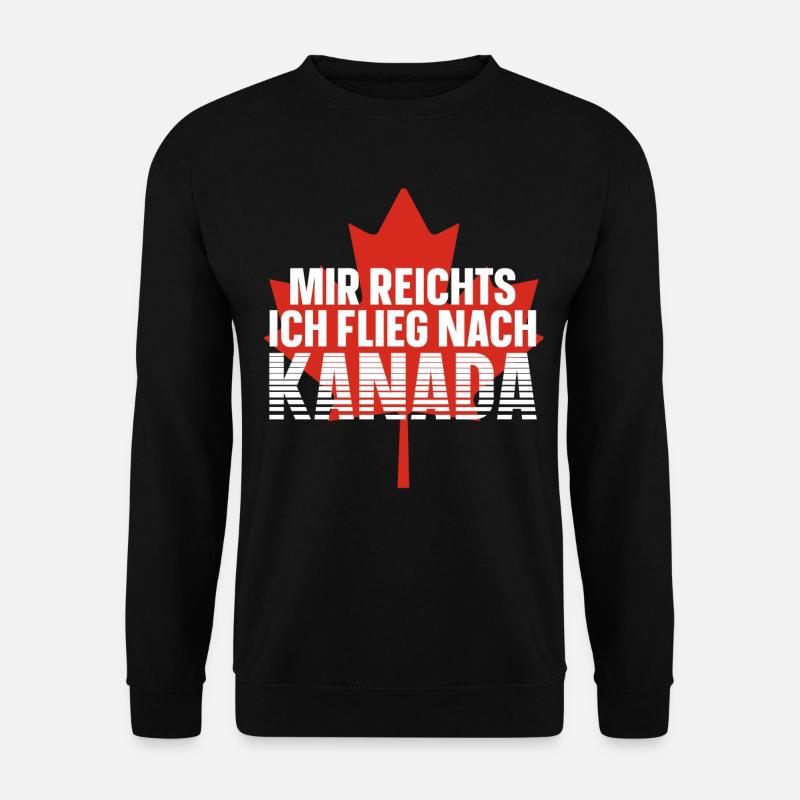 Kanada - Unisex Pullover - Schwarz