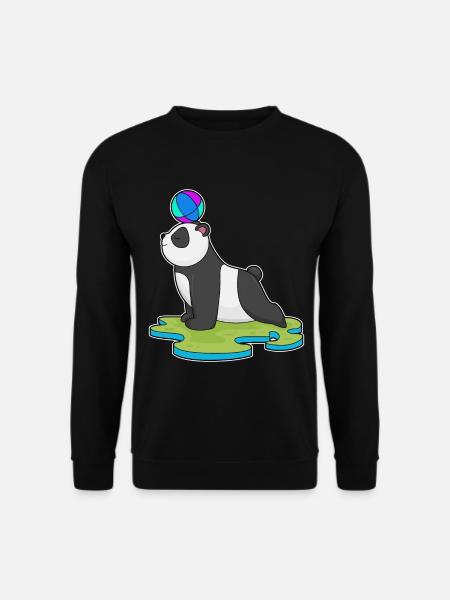 Panda Yoga Gymnastique - Sweat-shirt Unisexe - noir
