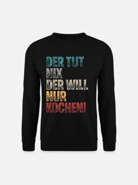Koch - Unisex Pullover - Schwarz