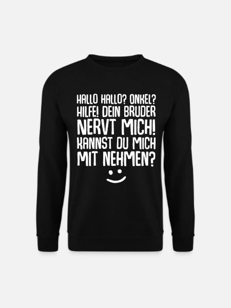 Onkel Nichte Neffe - Unisex Pullover - Schwarz