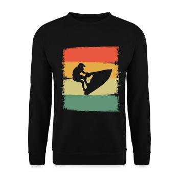 Jet ski - Sweat-shirt Unisexe - noir - Devant - Alina (178cm) & Michal (187cm)