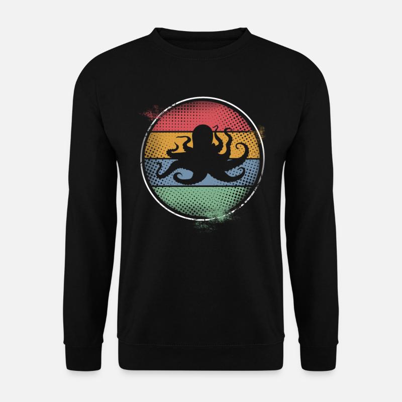 Octopus Octopus Octopus Marine Animal - Unisex Sweatshirt - black