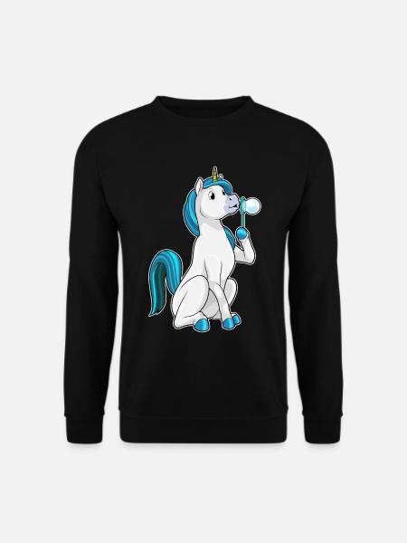 Einhorn Seifenblasen - Unisex Pullover - Schwarz