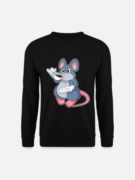 Mouse Coffee Mug - Unisex Sweatshirt - black